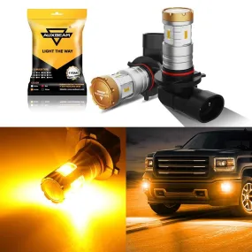 🔥 (2pcs/set) White/Amber/Blue 20W Crown-360° LED Fog Lights Bulbs/DRL