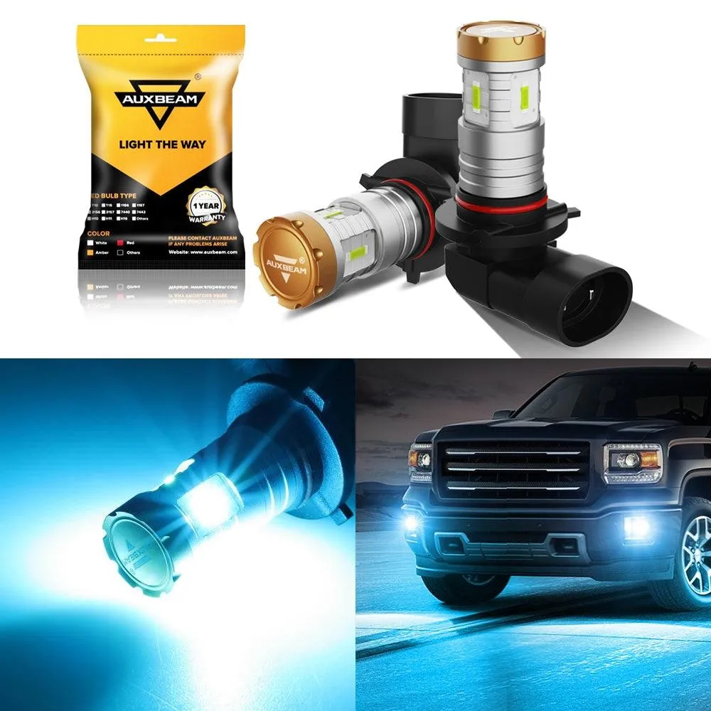 🔥 (2pcs/set) White/Amber/Blue 20W Crown-360° LED Fog Lights Bulbs/DRL