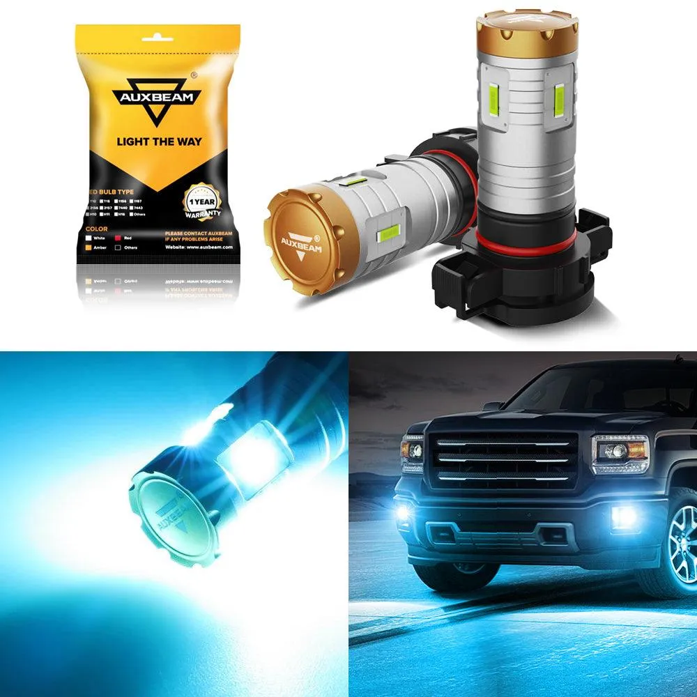 🔥 (2pcs/set) White/Amber/Blue 20W Crown-360° LED Fog Lights Bulbs/DRL