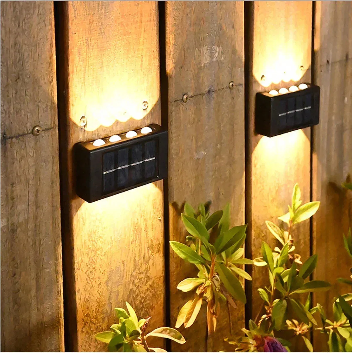 🌞 Solar Wall Lamp Outdoor Waterproof | Up & Down LED Solar Powered Light for Home, Garden, & Yard Decor