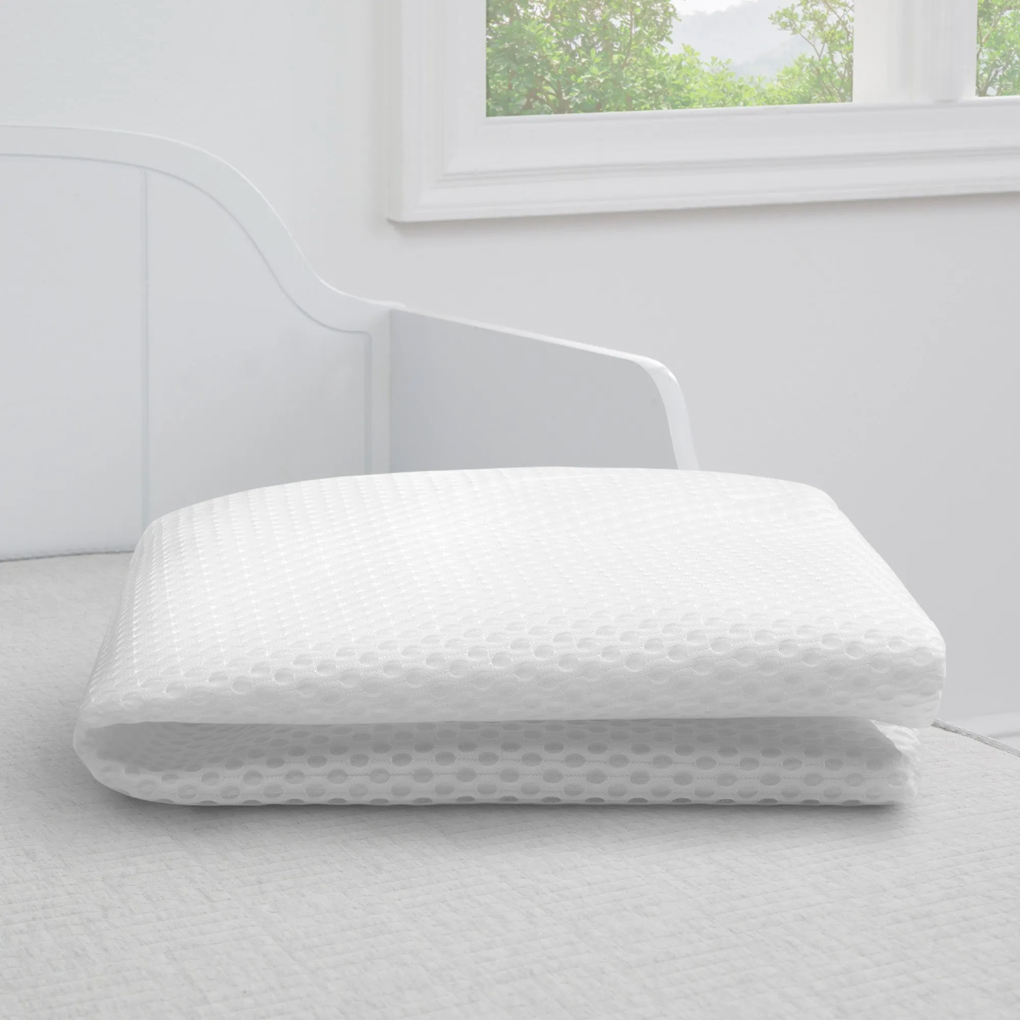 100% Breathable Crib Mattress Pad Cover