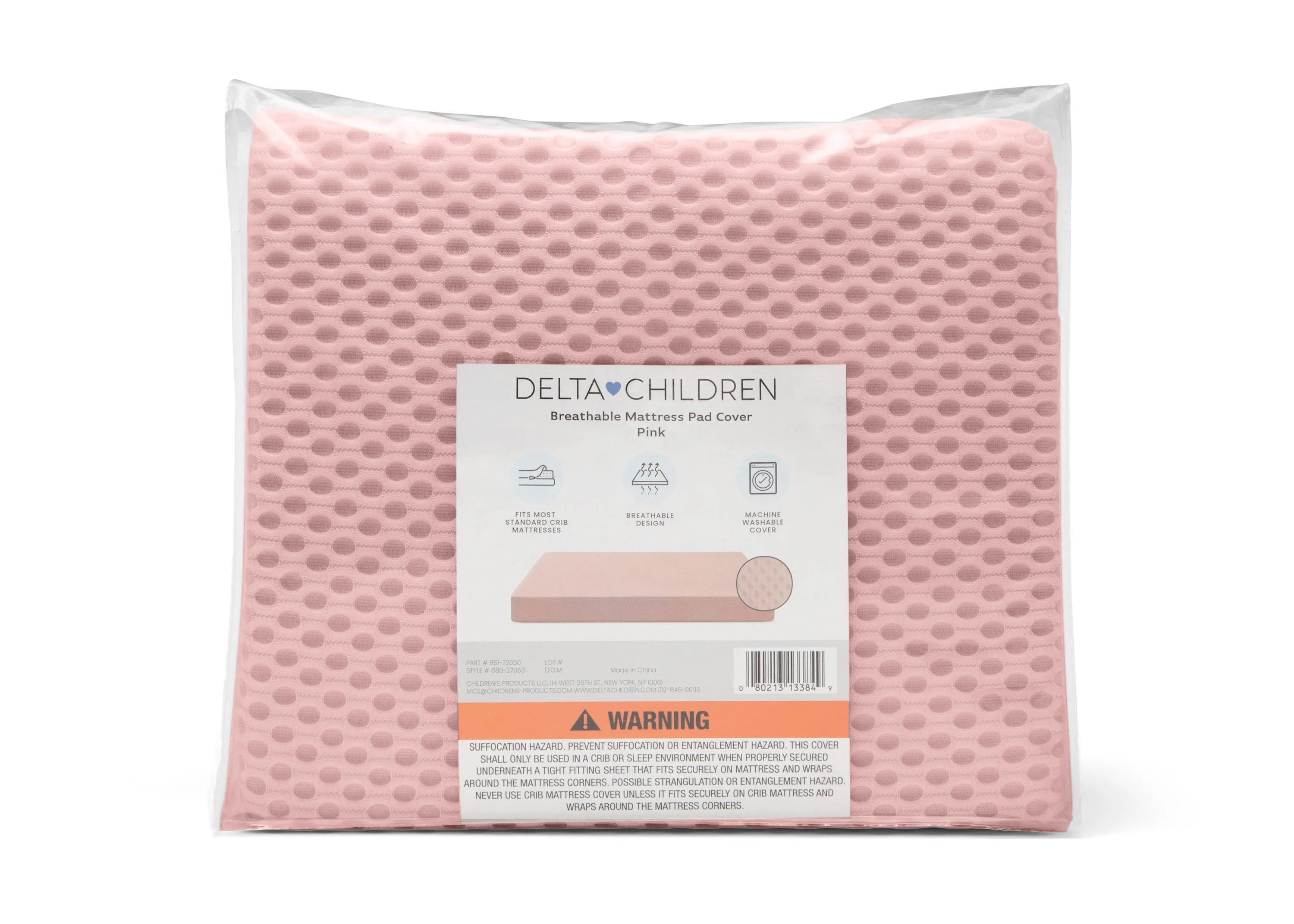 100% Breathable Crib Mattress Pad Cover