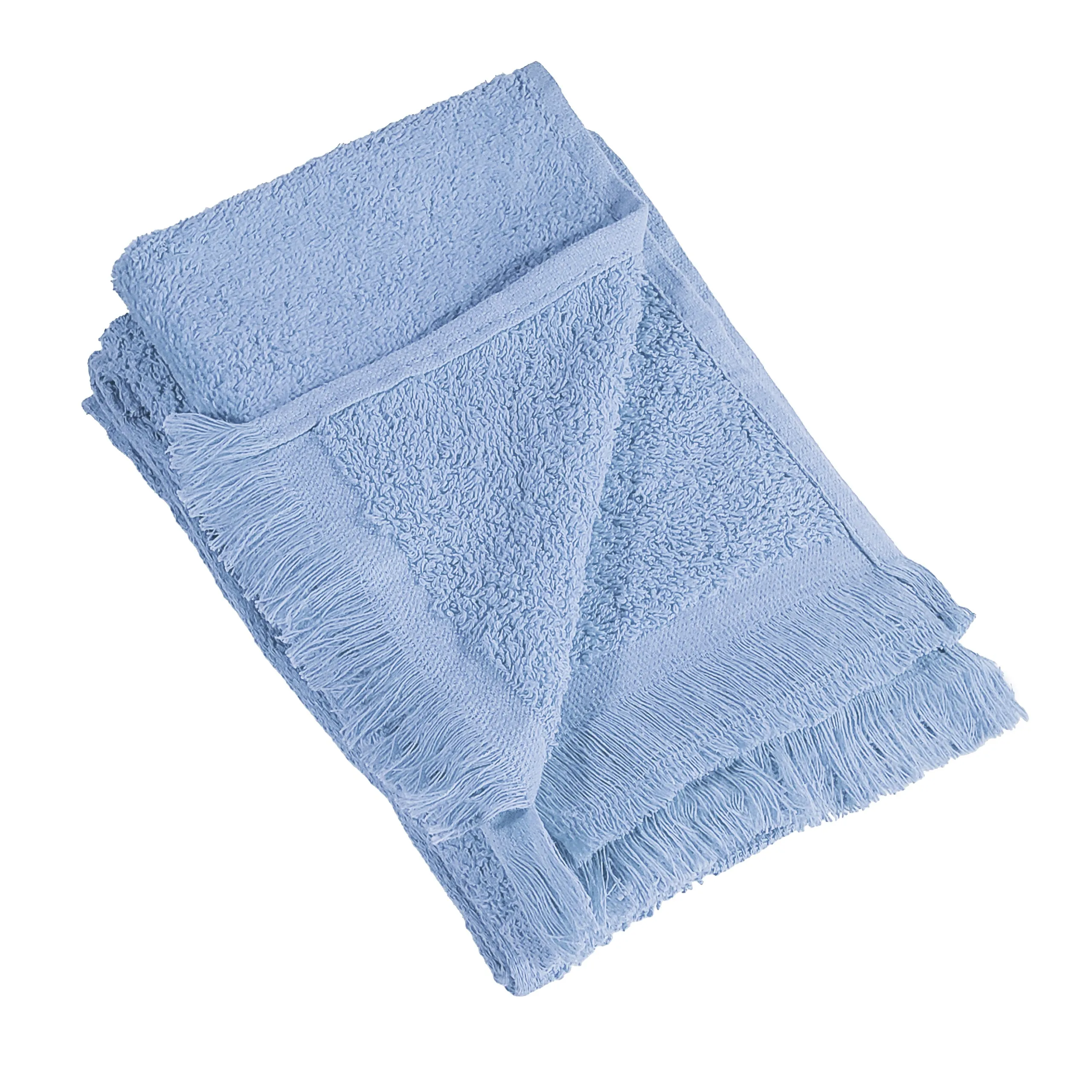 11" x 18 Velour Fringed Fingertip Towels by the Dozen - Colors