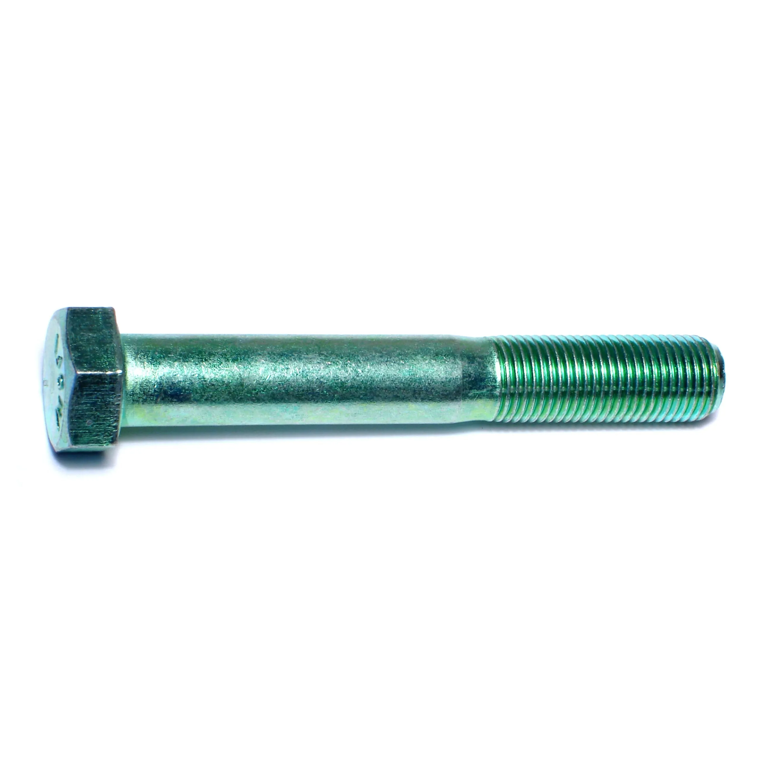 1/2"-20 x 3-1/2" Green Rinsed Zinc Grade 5 Hex Cap Screws (24 pcs.)