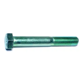 1/2"-20 x 3-1/2" Green Rinsed Zinc Grade 5 Hex Cap Screws (24 pcs.)