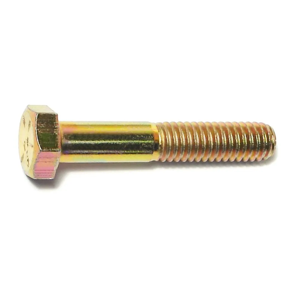 1/4"-28 x 2-1/2" Zinc Grade 8 Hex Cap Screws (16 pcs.)