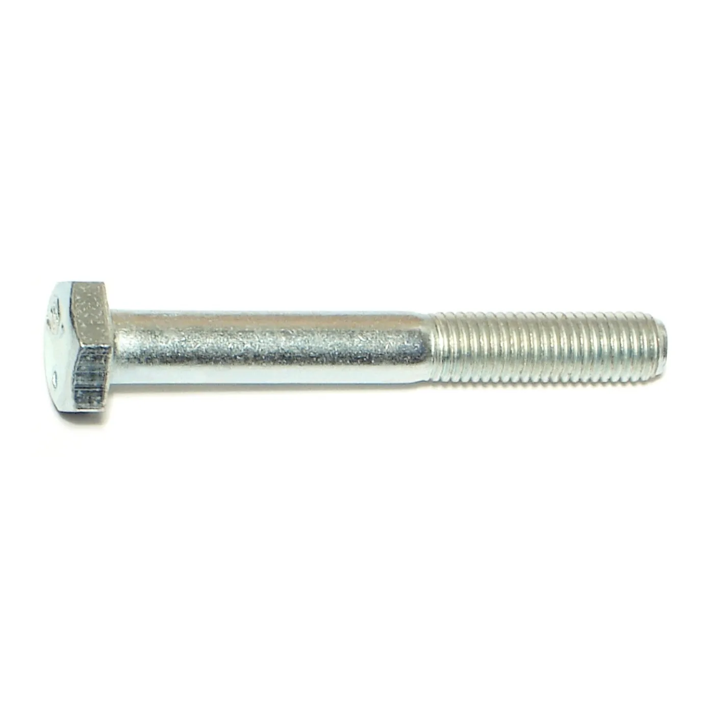 1/4"-28 x 2" Zinc Plated Grade 5 Steel Fine Thread Hex Cap Screws (10 pcs.)