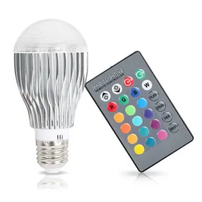 16-Color LED Bulb Set with Remote Control - Perfect for Mood Lighting