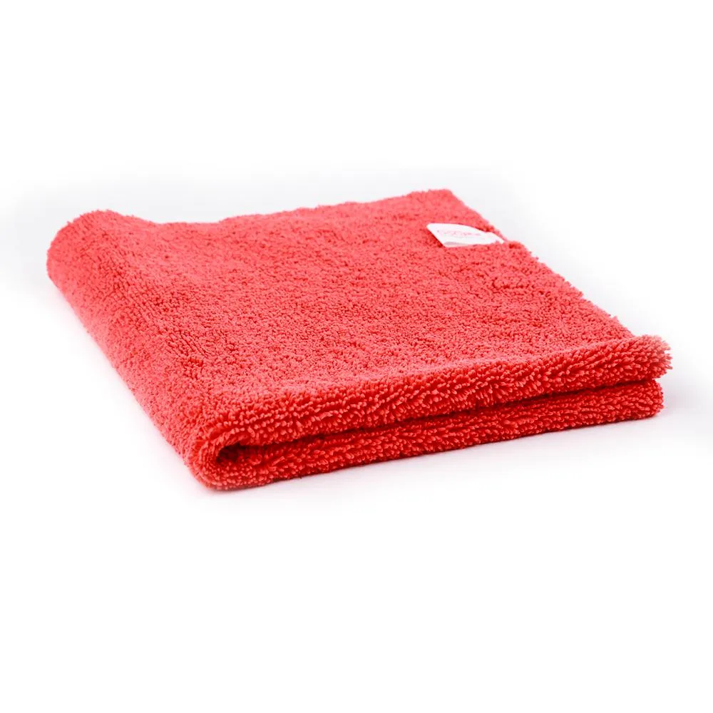 16 in. X 16 in. Auto Wax Polishing Edgeless Microfiber Towel