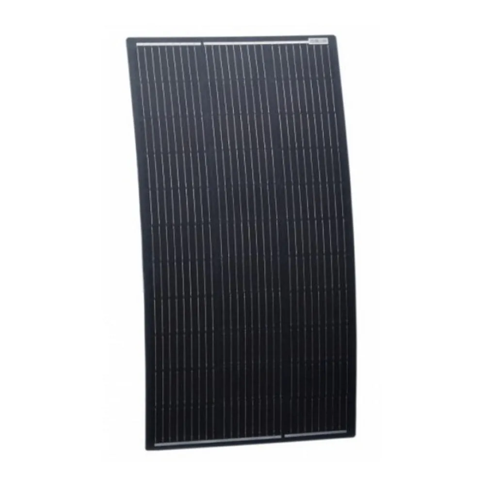 200W BLACK SEMI-FLEXIBLE SOLAR PANEL WITH REAR JUNCTION BOX