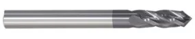 208-662503: 1/4in. Dia., 2-1/2in. Overall Length, 4-Flute, Carbide Drill Mill- SE, 120 deg, AlTiN, USA