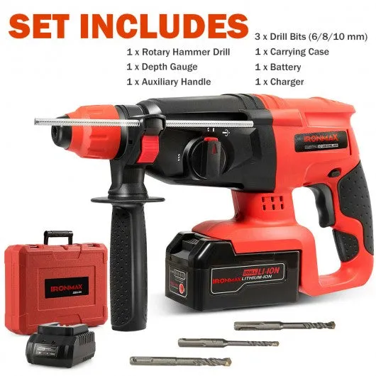 3 Functions 20 V Cordless Electric Hammer Drill