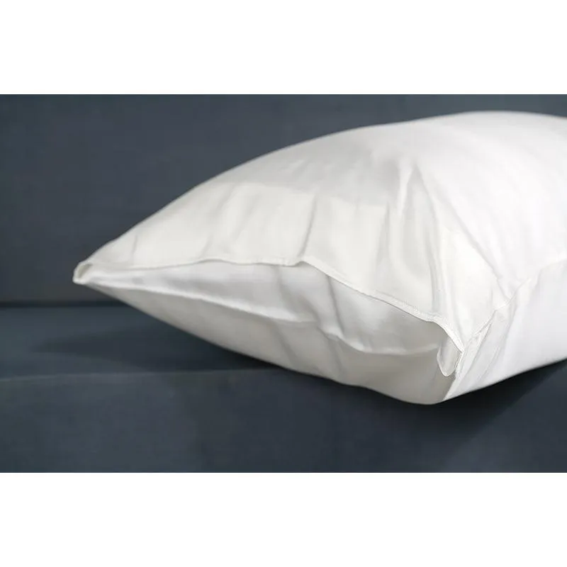 30 Momme silk pillowcase - queen - envelope - white - In Stock