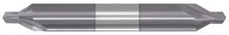 300-002007B: #5 Carbide Center Drill (Combo Drill/Countersink)- 82 deg, 7/16 Shank,  2-3/4 OAL, AlTiN, USA