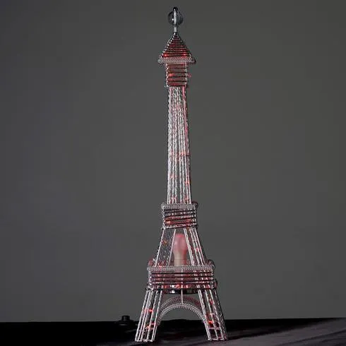 39" Color Changing LED Metal Eiffel Tower Wedding Event Party Columns - 1PCS