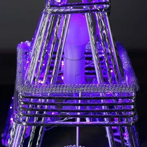 39" Color Changing LED Metal Eiffel Tower Wedding Event Party Columns - 1PCS