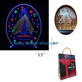 3D Optical Jesus Christ LED Lamps Wholesale