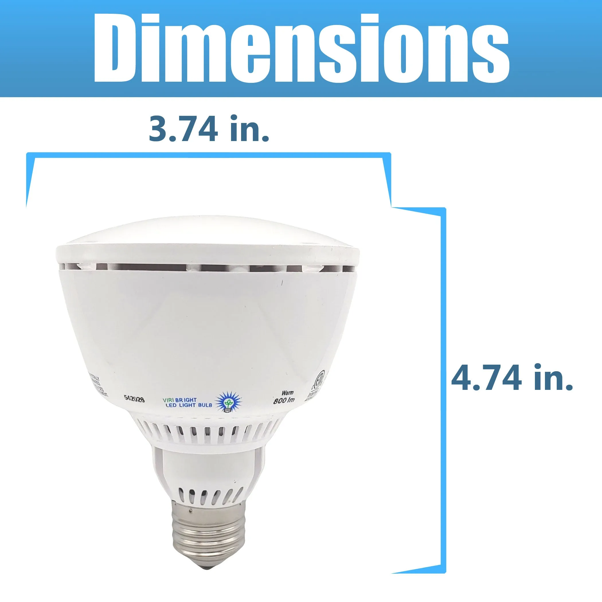 50-Watt Equivalent PAR30 E26 LED Indoor Flood Light Bulb