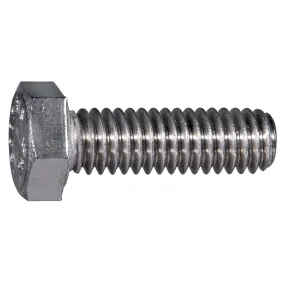 5/16"-18 x 1" 316 Stainless Steel Coarse Thread Hex Cap Screws (10 pcs.)