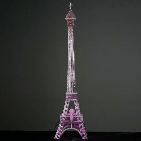 57" Color Changing LED Metal Eiffel Tower Wedding Event Party Columns - 1PCS