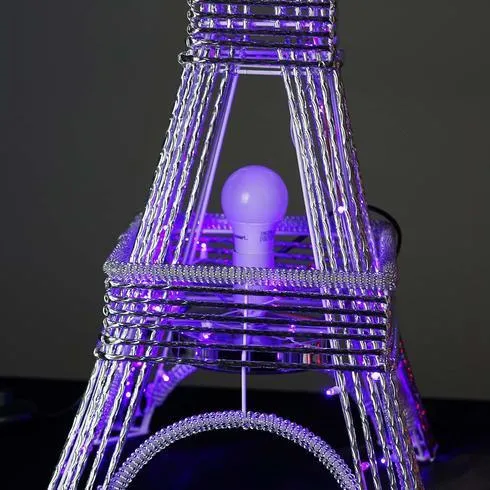 57" Color Changing LED Metal Eiffel Tower Wedding Event Party Columns - 1PCS