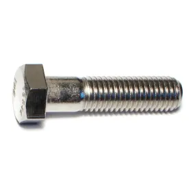 5/8"-11 x 2-1/2" 18-8 Stainless Steel Coarse Thread Hex Cap Screws (3 pcs.)