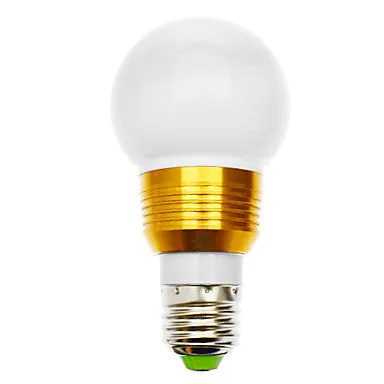 5W RGB Golden Shell Light Remote Controlled LED Ball Bulb (85-265V)