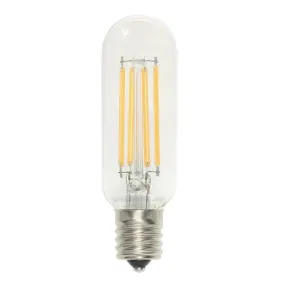 5W T8 Filament LED Dimmable Clear 2700K E17 (Intermediate) Base