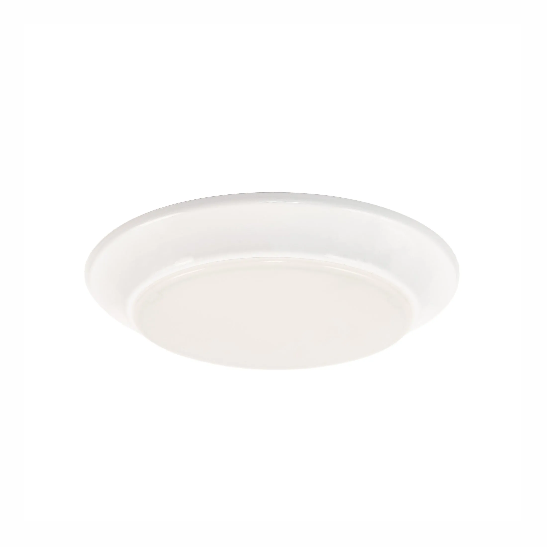 7.4 Inch Integrated LED Flush Mount Ceiling Light, 800 Lumens, 3K, Black or White