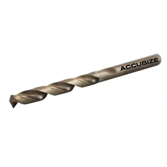 Accusize 3110-1119 - M35 HSS 5% Cobalt Metric Drill Set, 1 to 10mm by 0.5mm, 135 deg split point