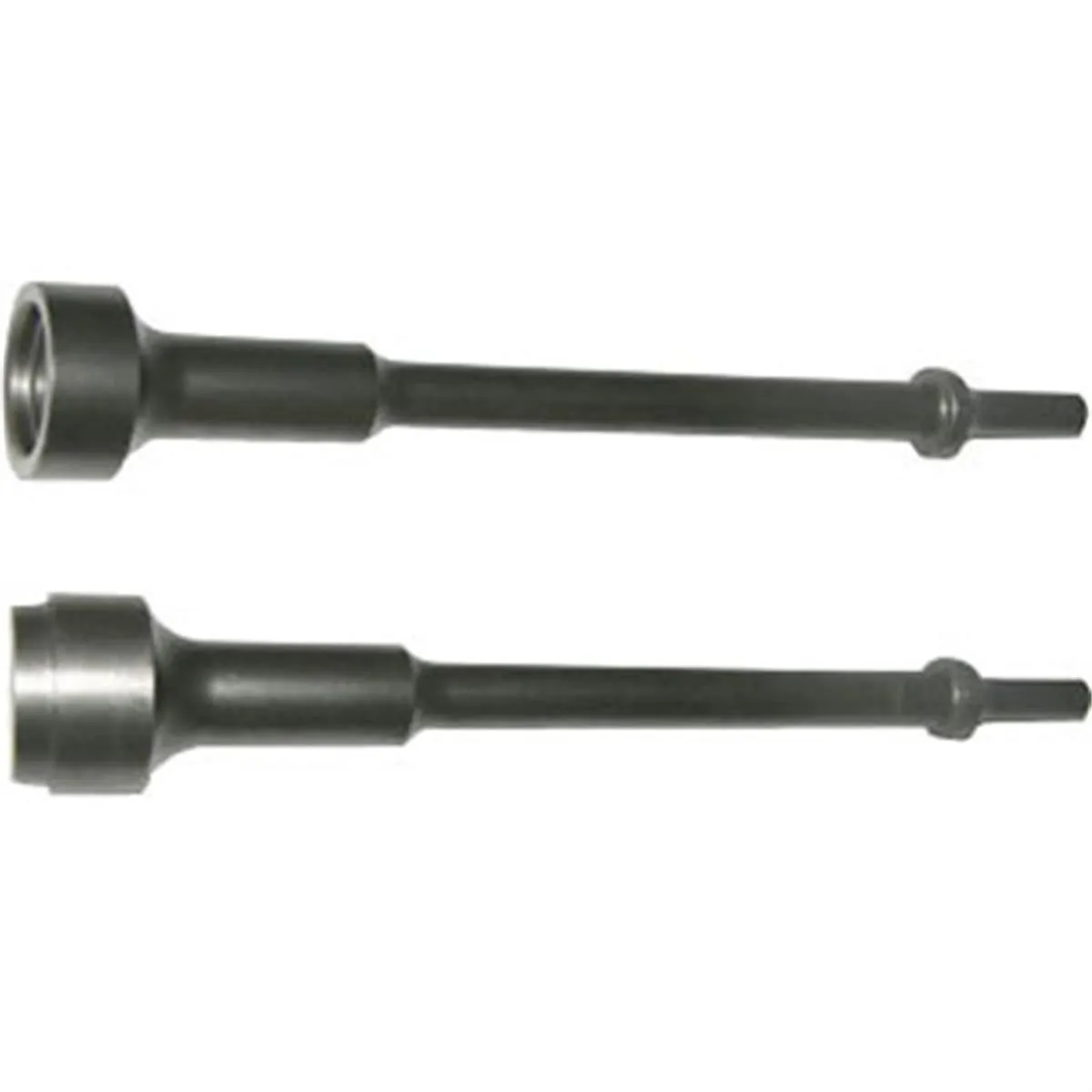 Ajax Tool Works A1166 Brake Pin and Bushing Driver Set, 2 Piece, Use with .401 Shank Air Hammer, 10-1/4" Length