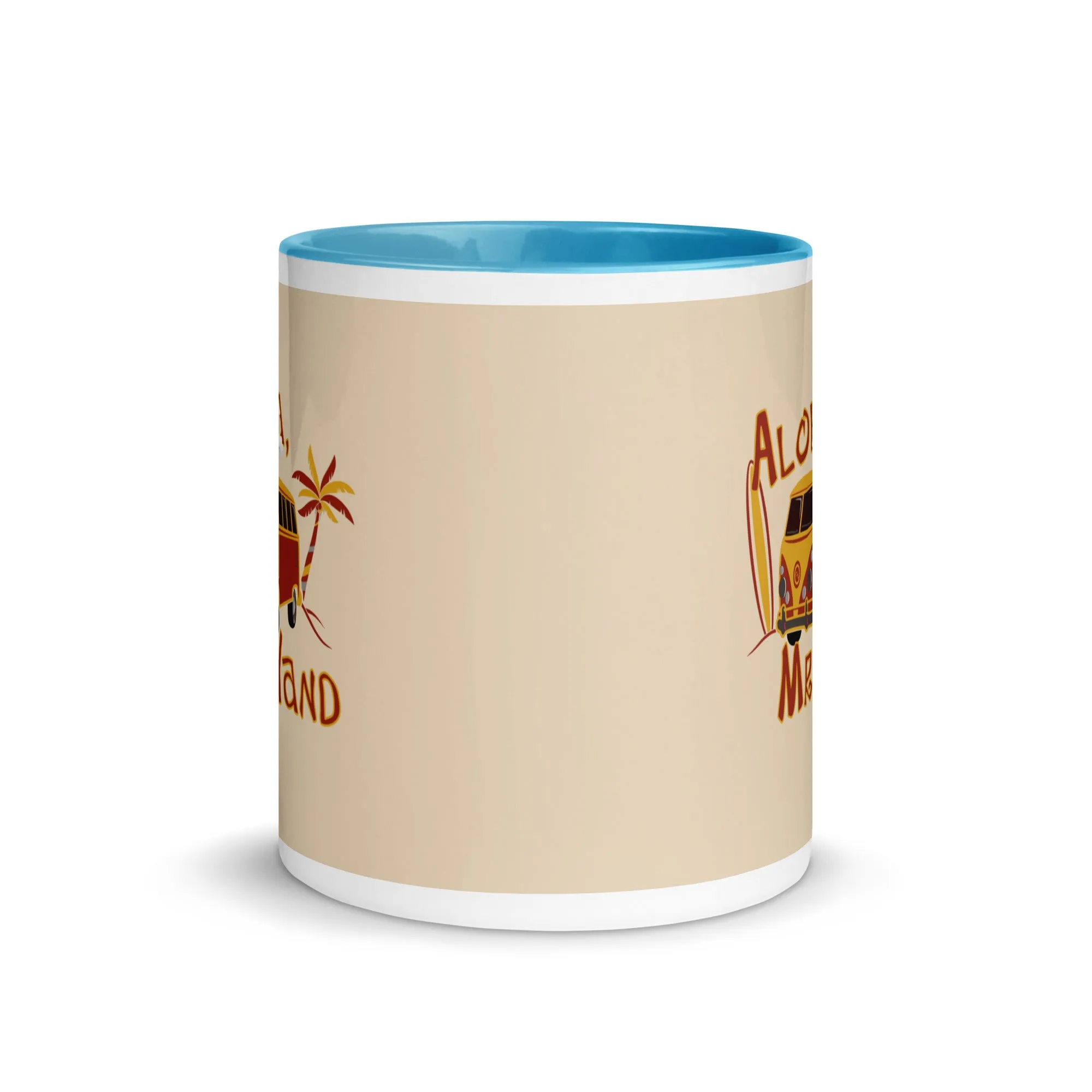 Aloha Mr. Hand! Mug with Color Inside