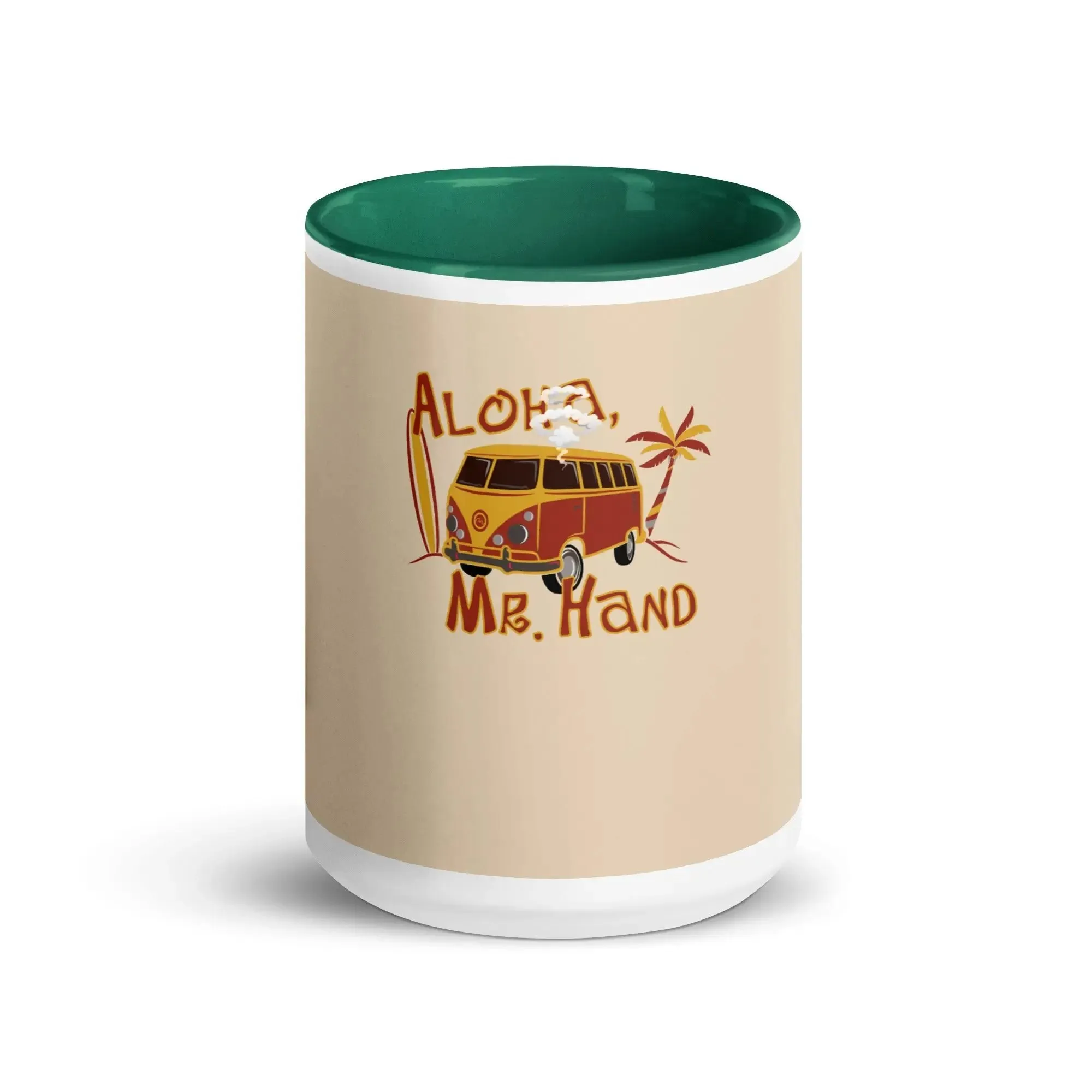 Aloha Mr. Hand! Mug with Color Inside