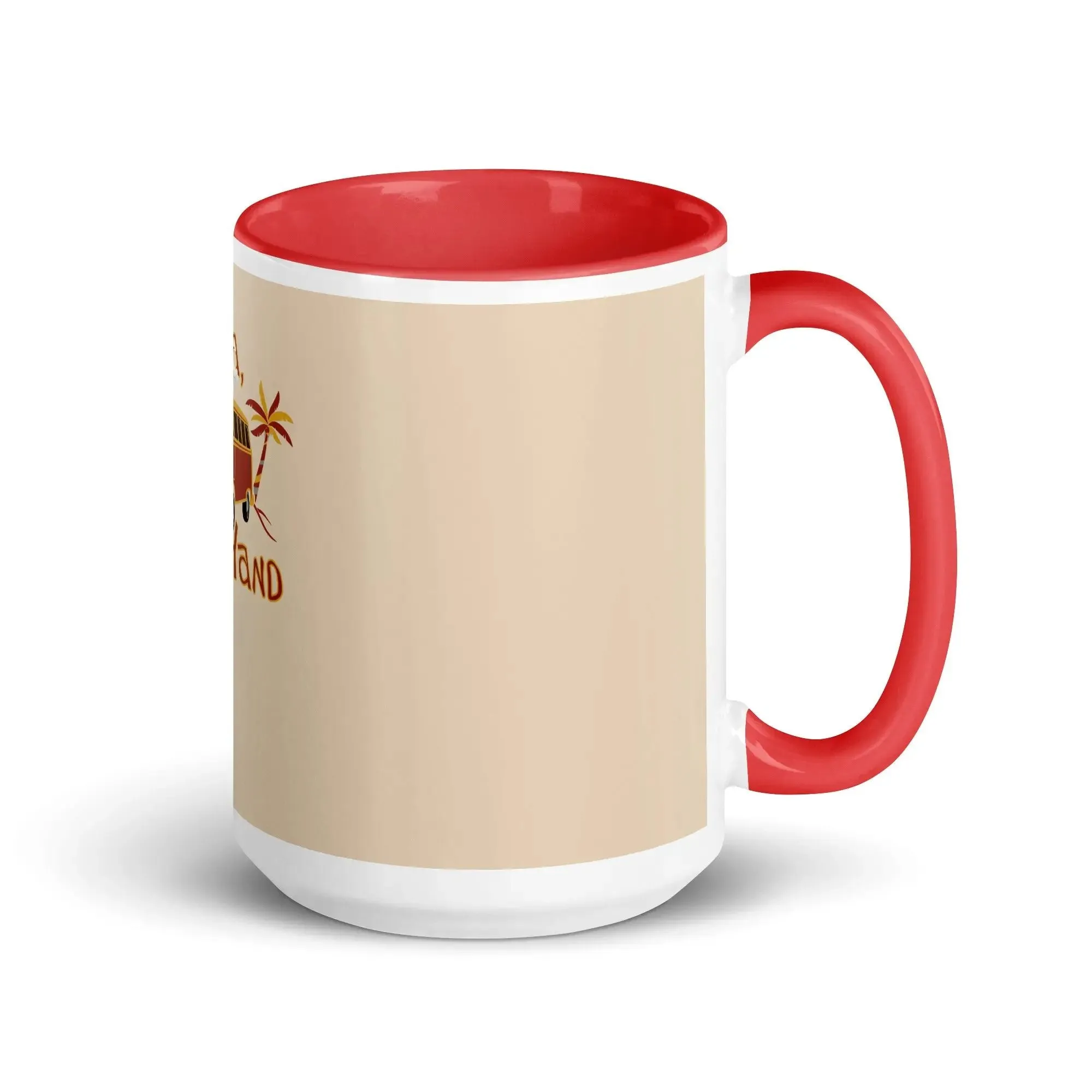 Aloha Mr. Hand! Mug with Color Inside