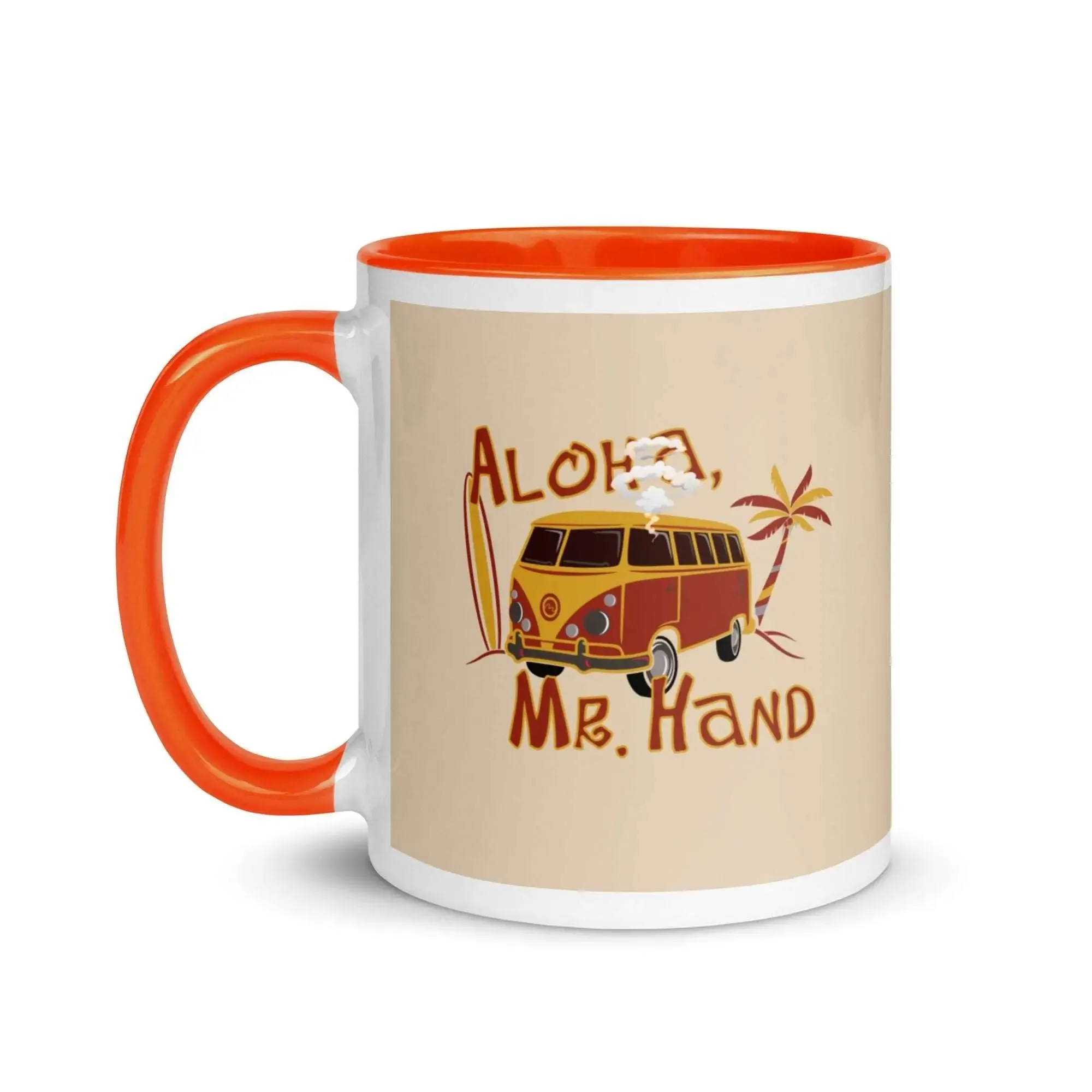 Aloha Mr. Hand! Mug with Color Inside