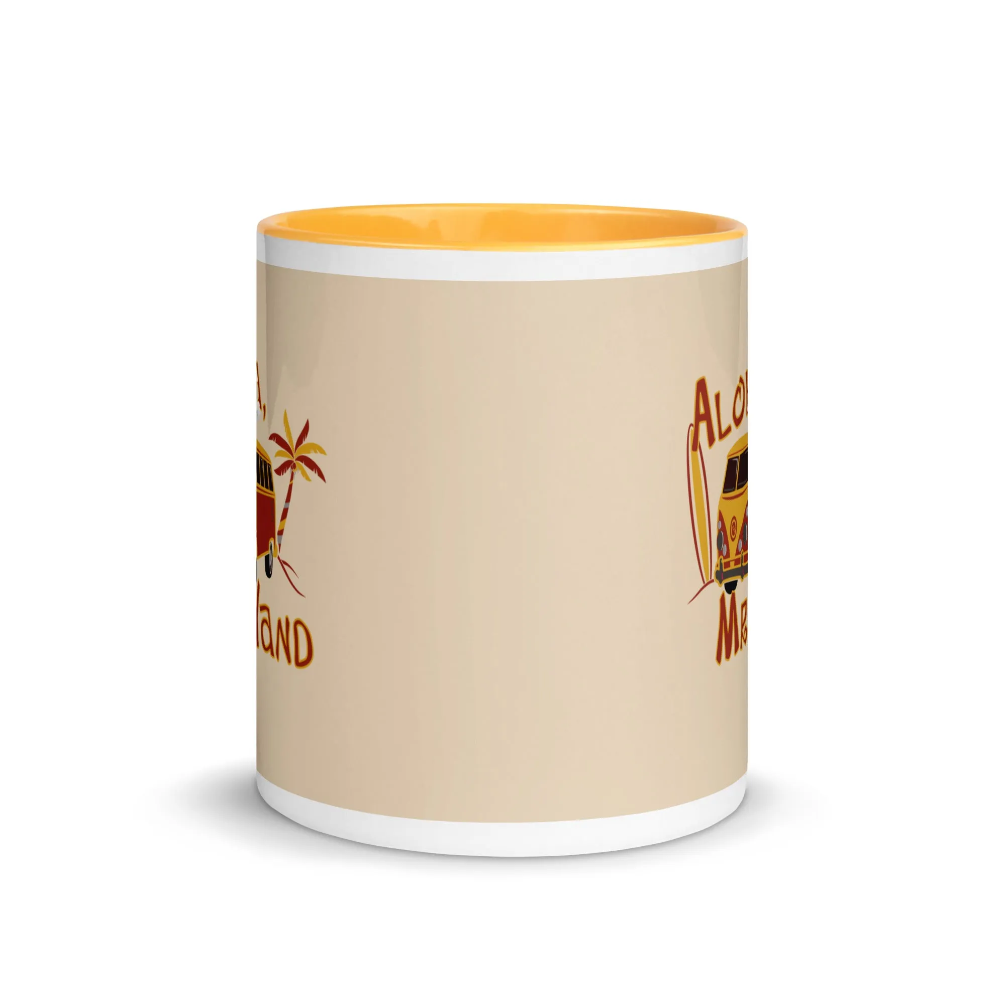 Aloha Mr. Hand! Mug with Color Inside