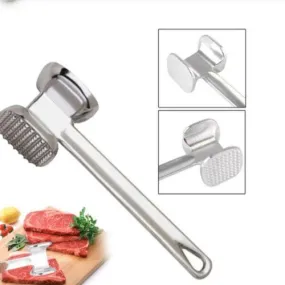 Aluminium Meat Mallet Tenderiser Metal 5 cm Hammer/ 22 cm Length 4773 (Parcel Rate)