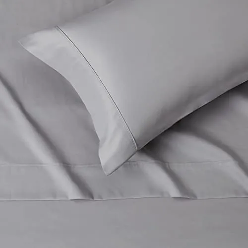 Amazon Basics Lightweight Super Soft Easy Care Microfiber Bed Sheet Set with 14-inch Deep Pockets - Twin XL, Dark Gray