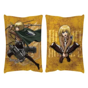 attack on titan pillow armin arlelt 50 x 35 cm  merchandise  anime  blankets