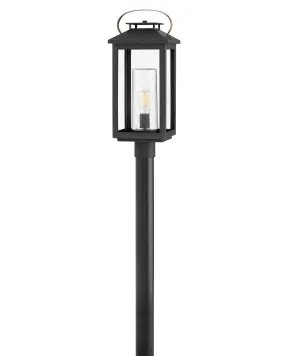 Atwater LED Post Top or Pier Mount in Black