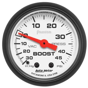 AutoMeter Phantom Analog Gauges 5708