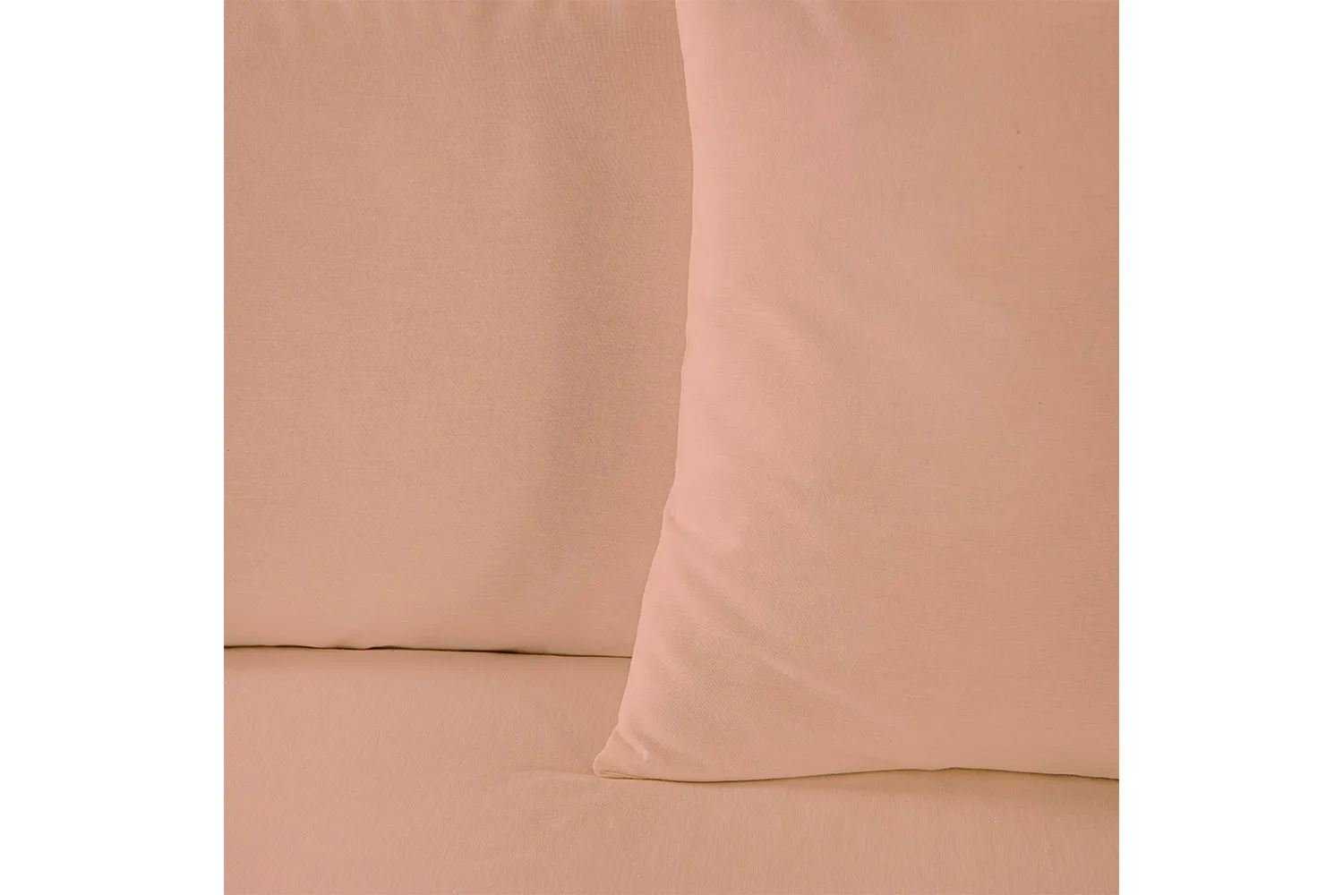 Ava Linen Look Oxford Pillowcase Pair | Pink