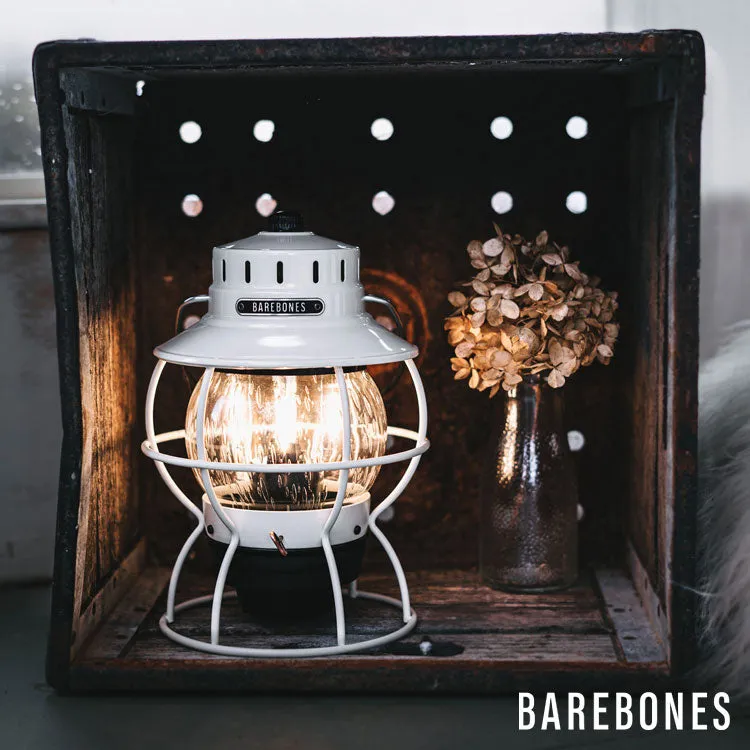 Barebones Railroad Lantern 充電式 手提鐵路復古營燈 骨董白 LIV-180