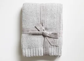 Barefoot Dreams - Waffle Throw Blanket in HE Dove Gray