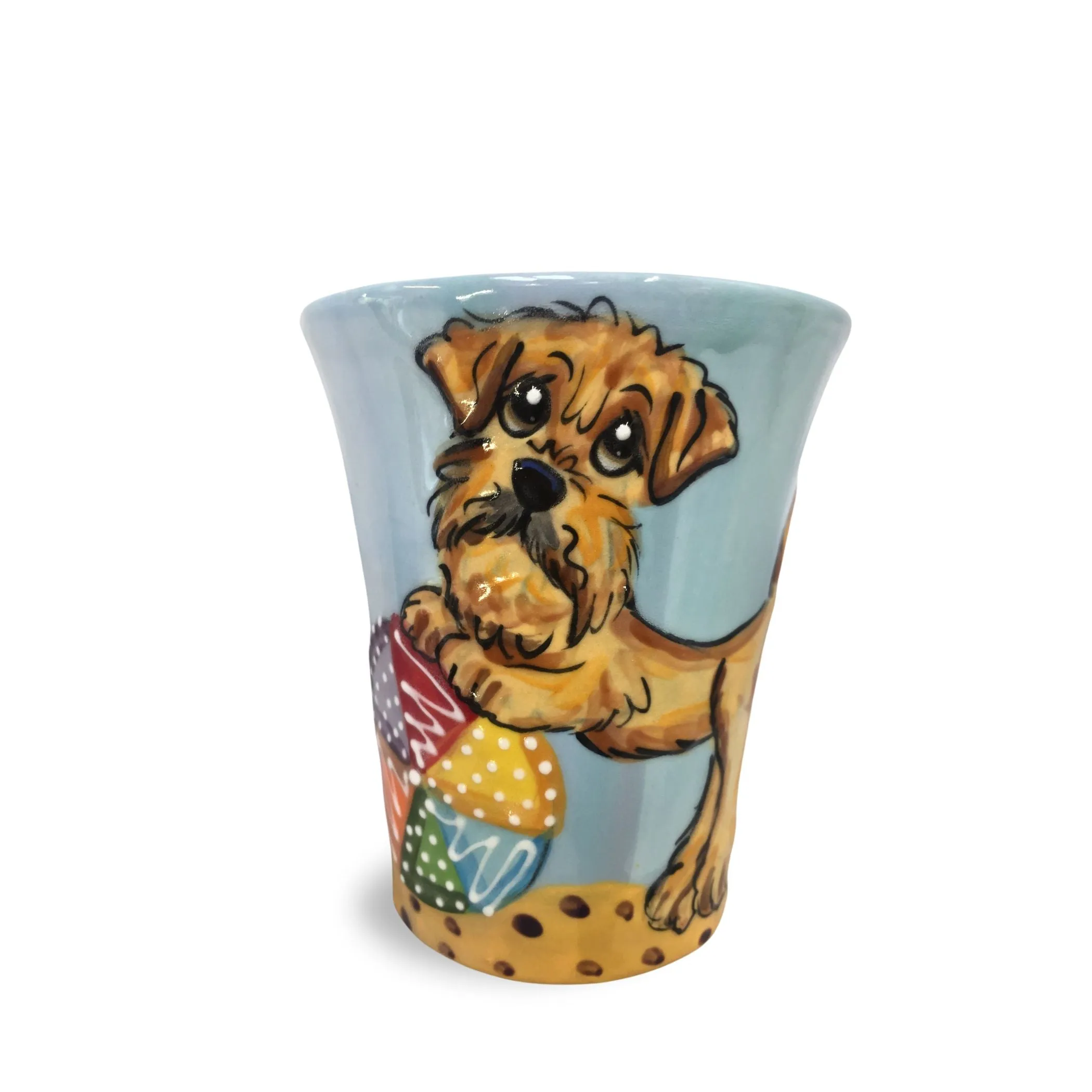 Beach Ball Pooch Espresso Mug