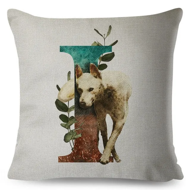 Beautiful Alphabet Pillow Animals