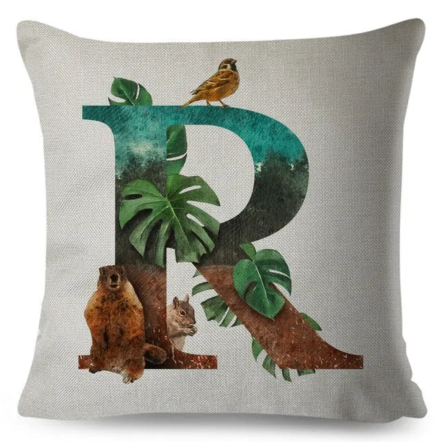 Beautiful Alphabet Pillow Animals