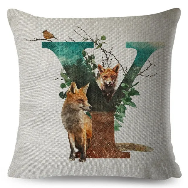 Beautiful Alphabet Pillow Animals