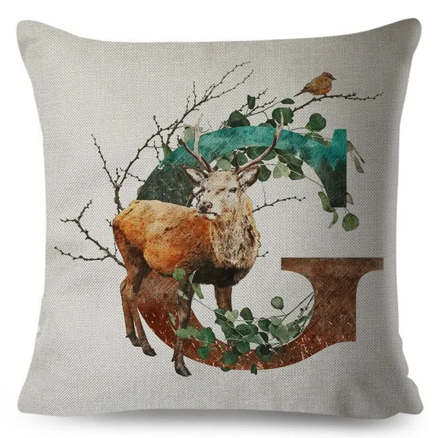 Beautiful Alphabet Pillow Animals