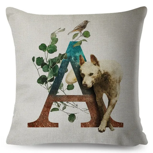 Beautiful Alphabet Pillow Animals